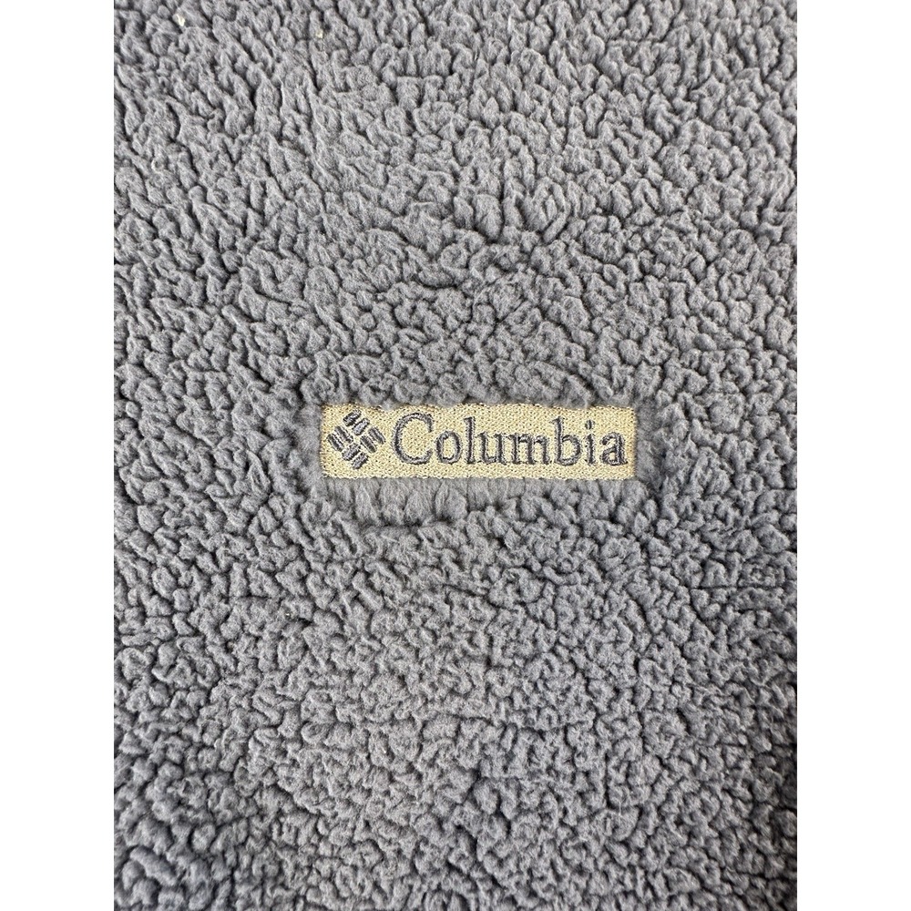Columbia Men's Rugged Ridge III Sherpa Full Zip Large NWT Blue‎ Light Blue - Picture 5 of 8